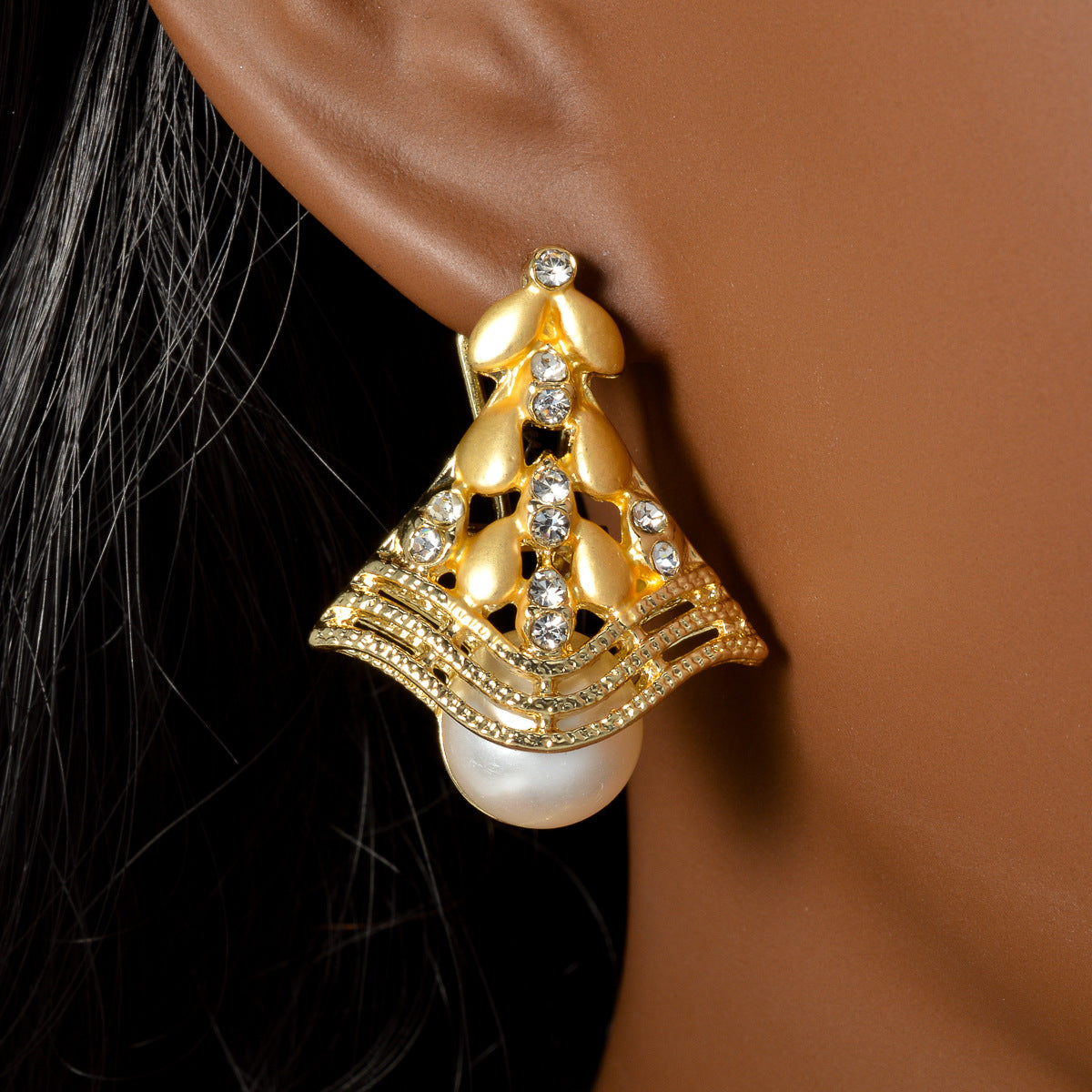 Jewelry 18k Gold-Plated Leaf Necklace