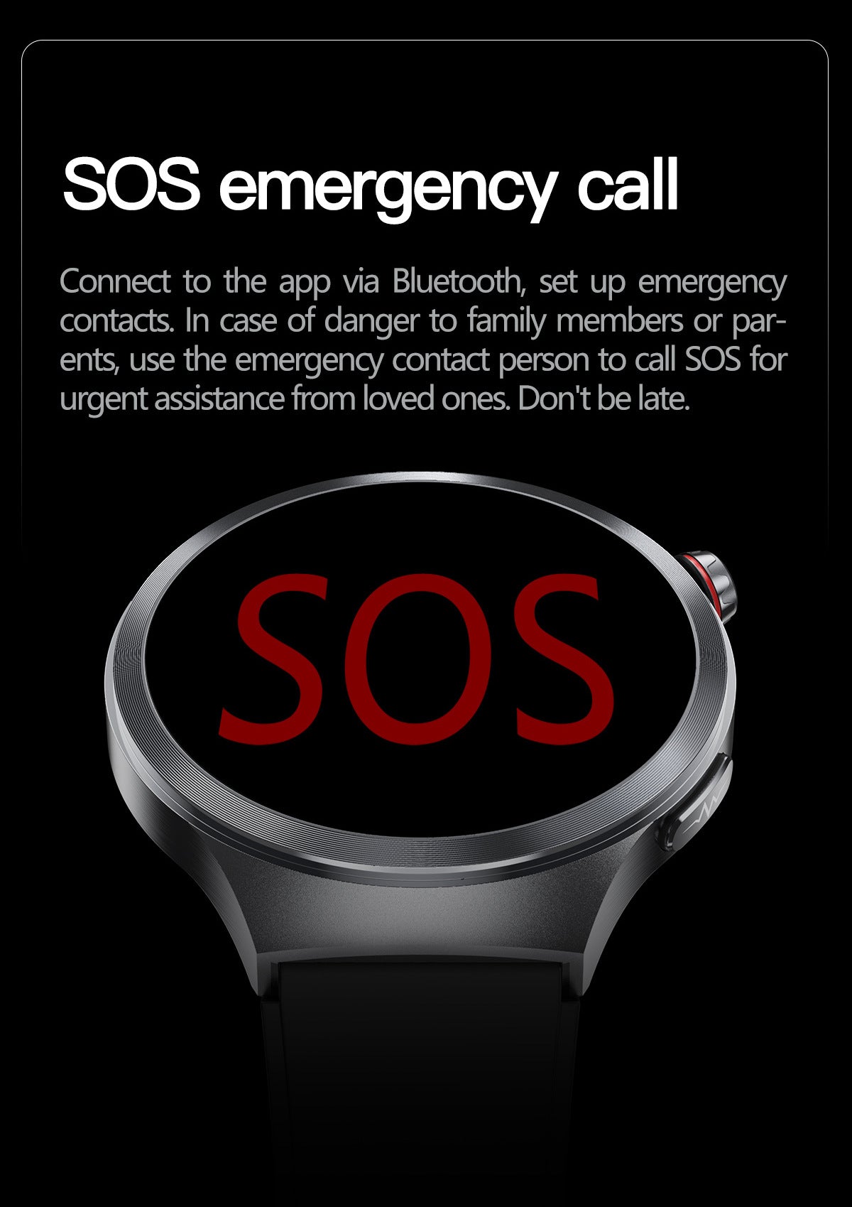Smart Watch AMOLED Screen ECG Heart Rate Pressure Blood Oxygen Health