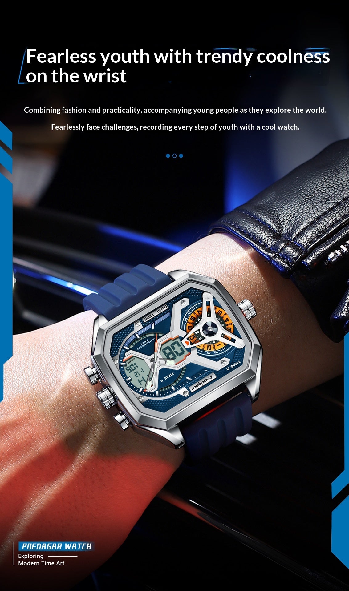 Trendy Fashionable Multi-function Smartwatch