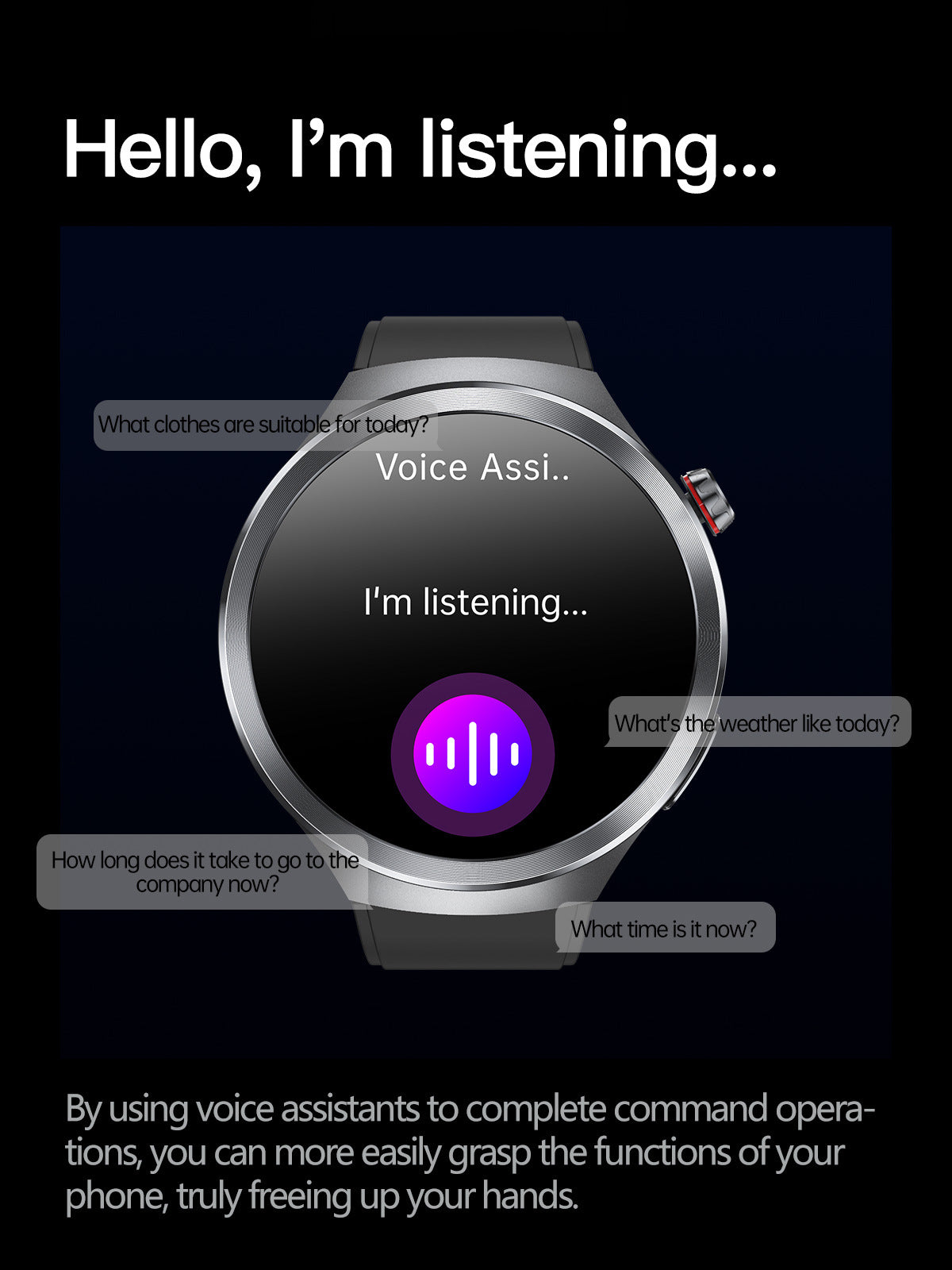 Smart Watch AMOLED Screen ECG Heart Rate Pressure Blood Oxygen Health