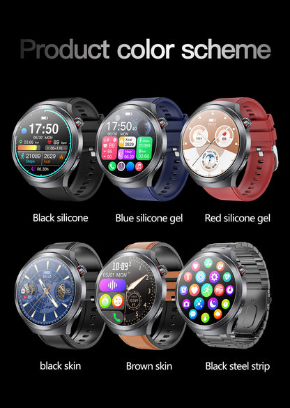 Smart Watch AMOLED Screen ECG Heart Rate Pressure Blood Oxygen Health