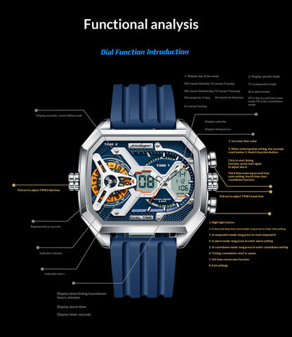 Trendy Fashionable Multi-function Smartwatch