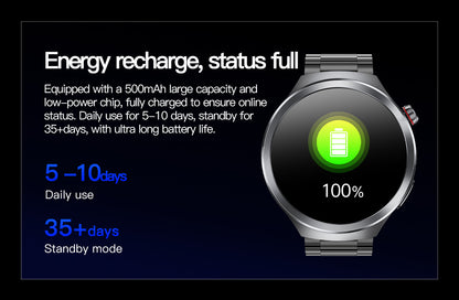 Smart Watch AMOLED Screen ECG Heart Rate Pressure Blood Oxygen Health